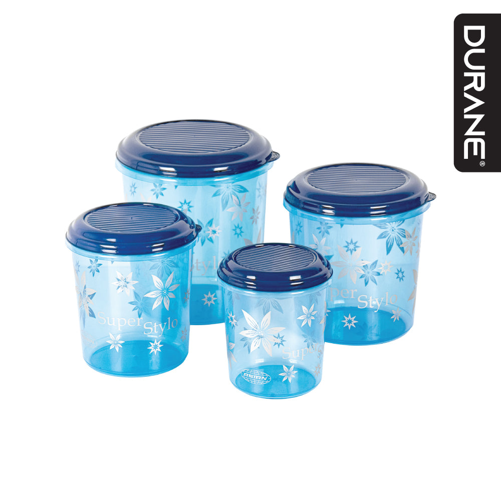 Durane Super Stylo Jar Set 4pc
