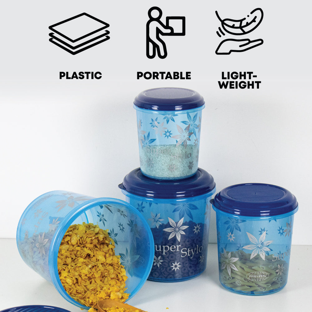 Durane Super Stylo Jar Set 4pc