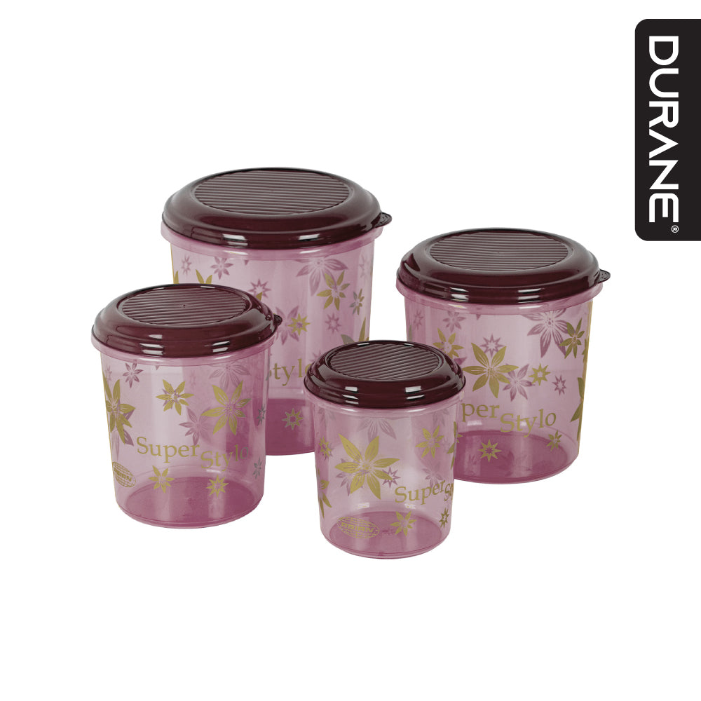 Durane Super Stylo Jar Set 4pc