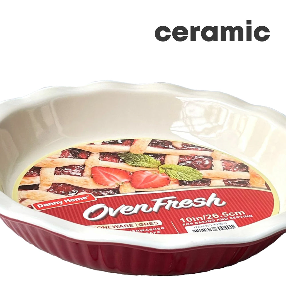 Durane Ceramic Stoneware Pie Dish