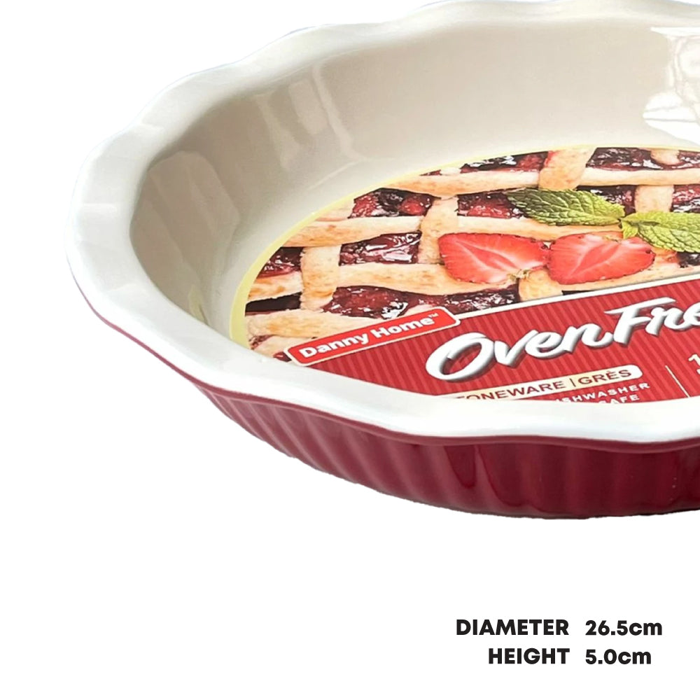Durane Ceramic Stoneware Pie Dish