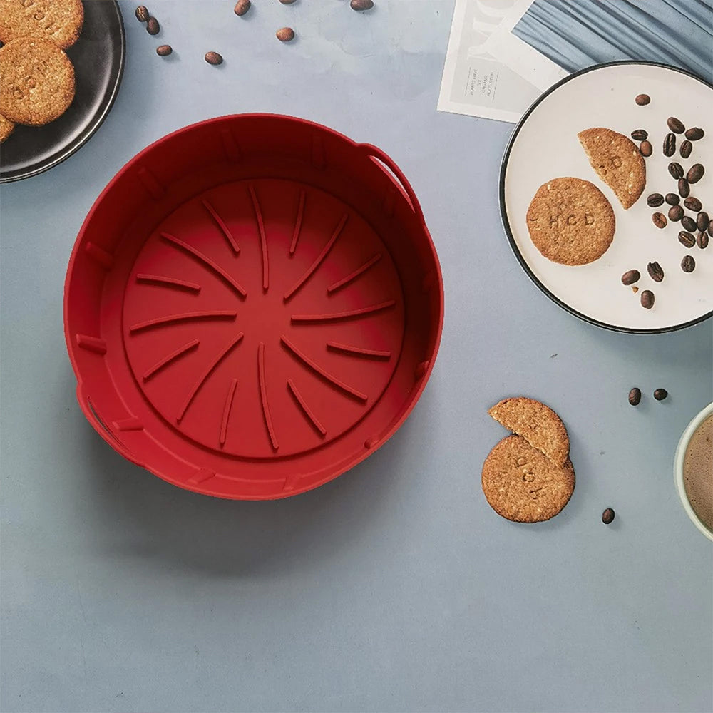 Durane Silicone Air-Fryer Tray Red