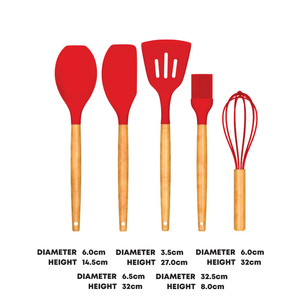 Durane Silicone Kitchen Utensil set 5pc