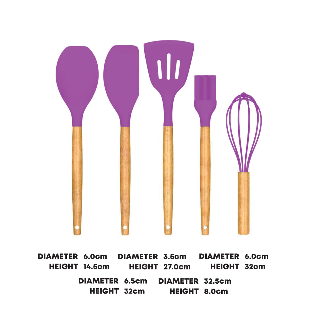 Durane Silicone Kitchen Utensil set 5pc