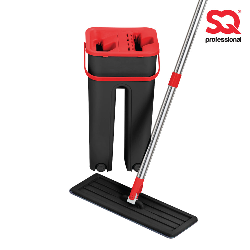 SQ Professional Flat Mop & Bucket