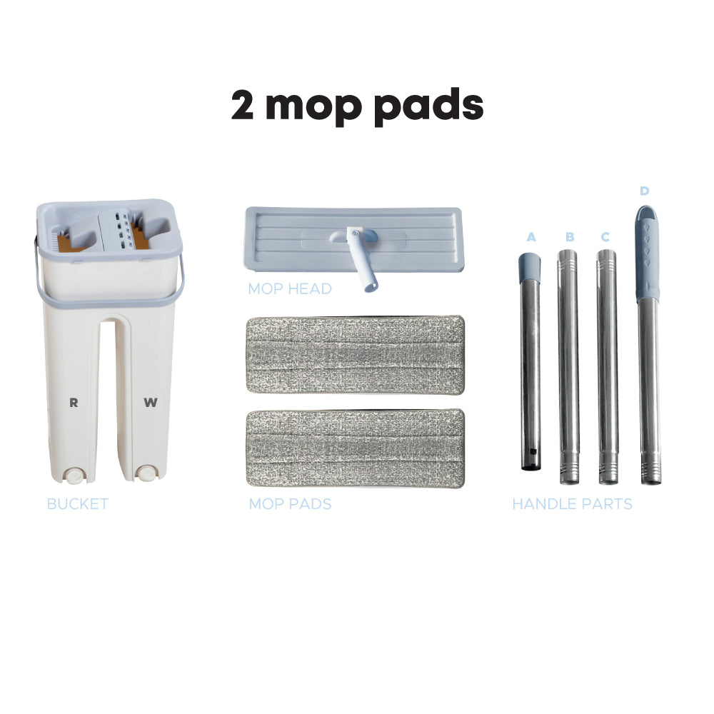 SQ Professional Flat Mop & Bucket