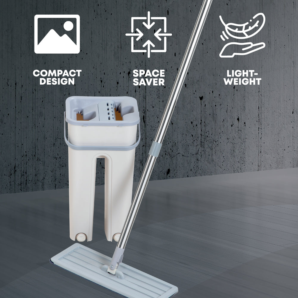 SQ Professional Flat Mop & Bucket