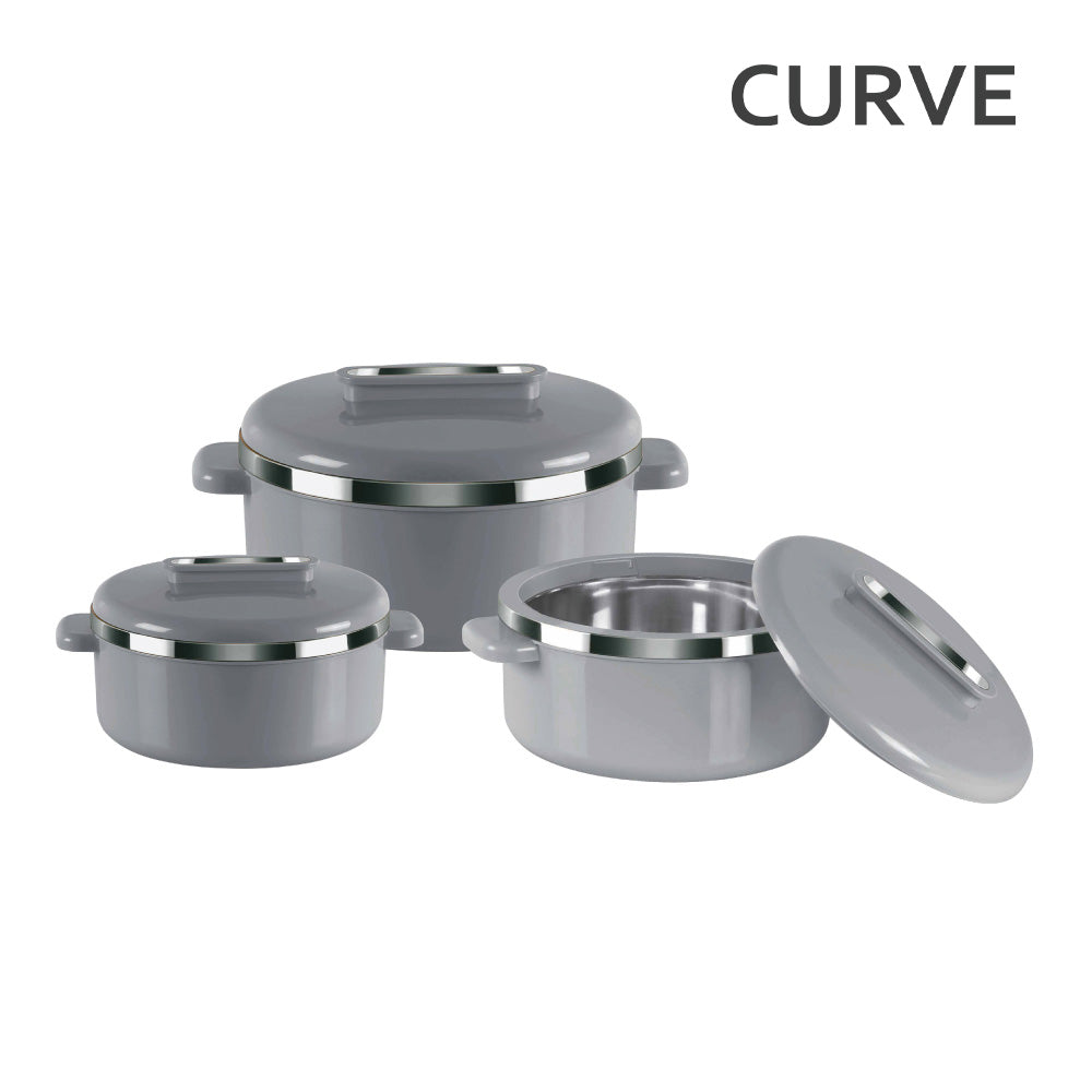 SQ Professional Curve Insulated Casserole Set 3pc