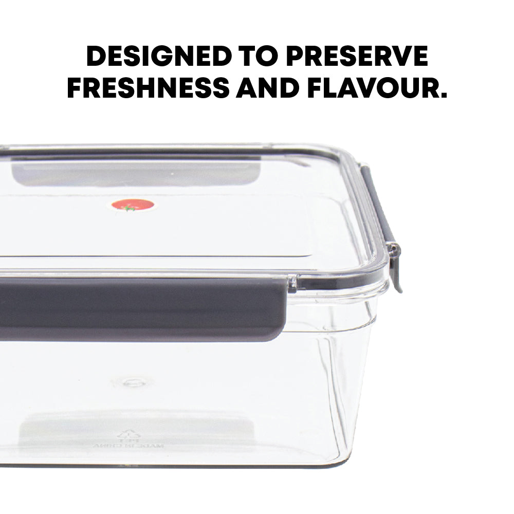 SQ Professional Plastic Sealed Food Storage Container 3pc Set