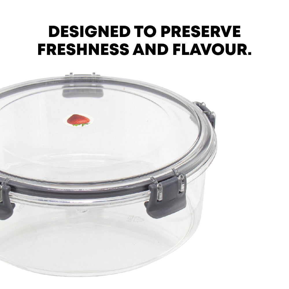 SQ Professional Plastic Sealed Food Storage Container 3pc Set