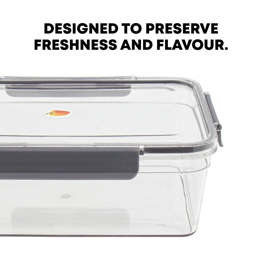 SQ Professional Plastic Sealed Food Storage Container 3pc Set