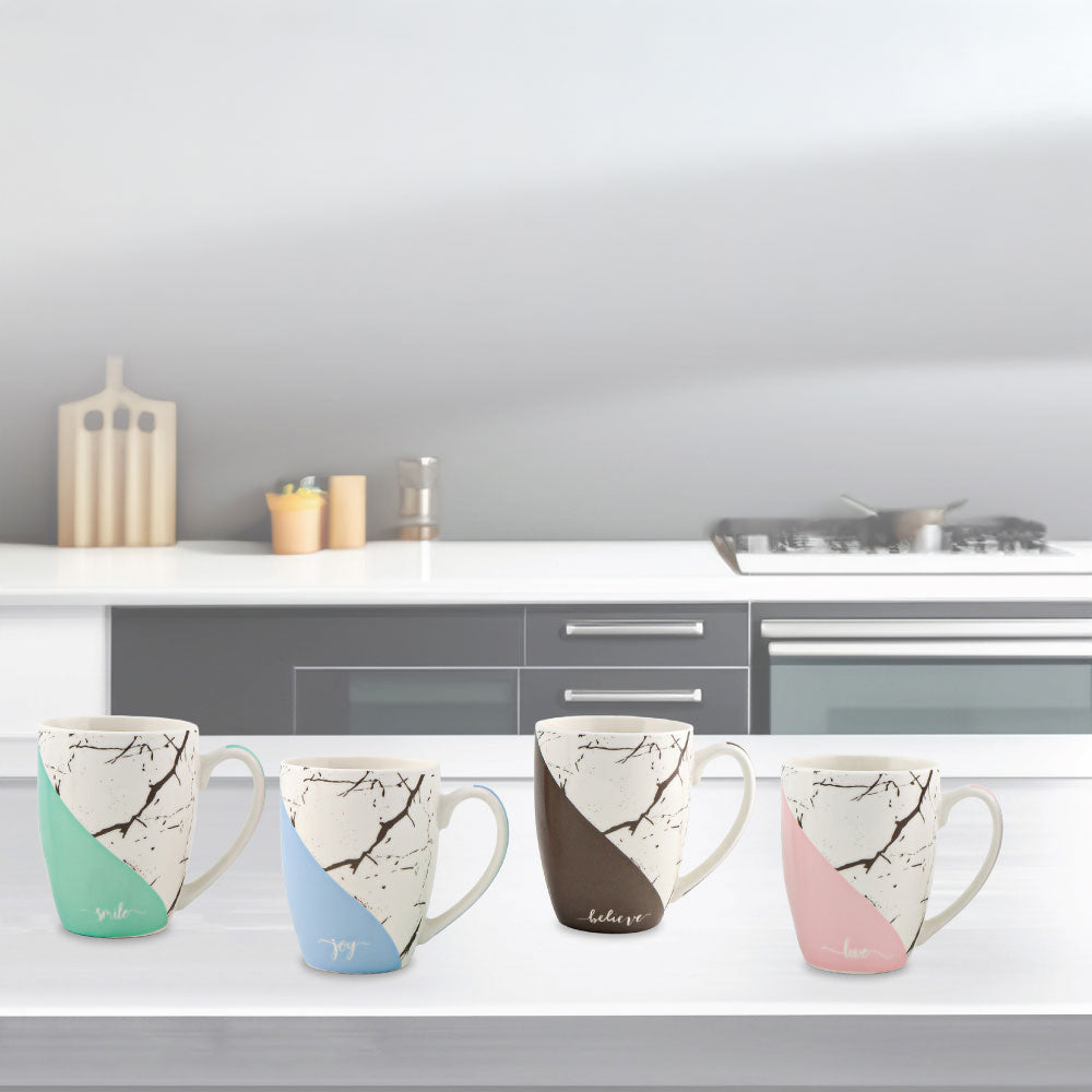 Durane Joyous Ceramic Mug 4pcs Set