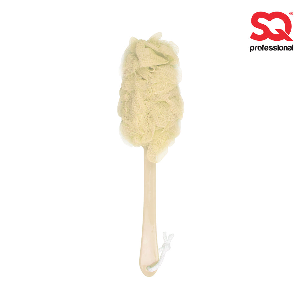 SQ Professional Mesh Bath Sponge with Handle