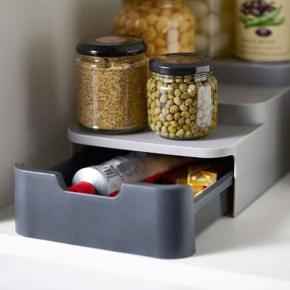 SQ Professional Compact Cupboard Rack 3-tier with Drawer