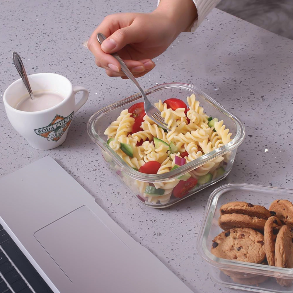 SQ Professional Glass Food Storage Container Set 3pc