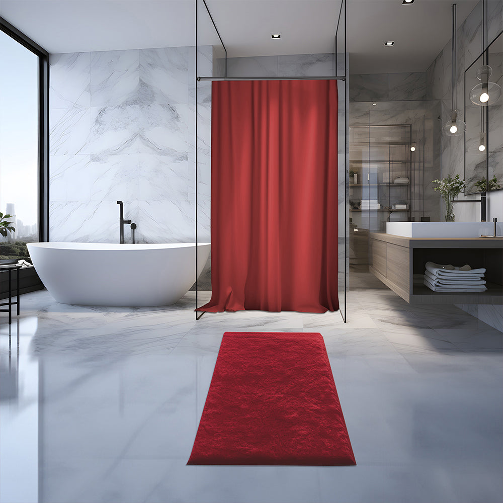 Durane Shower Curtain and Mat Set 2pc