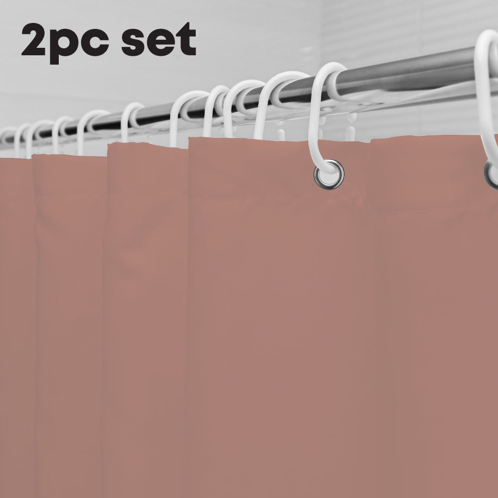 Durane Shower Curtain and Mat Set 2pc