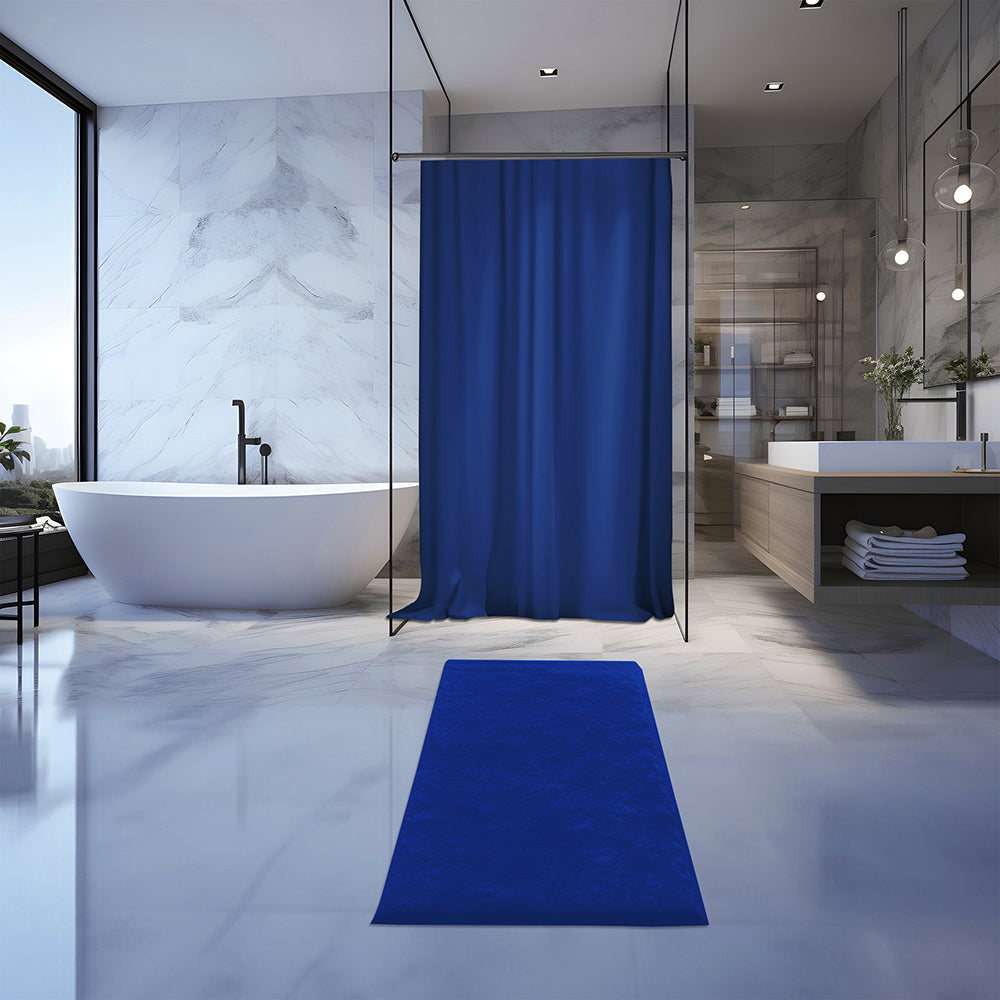 Durane Shower Curtain and Mat Set 2pc