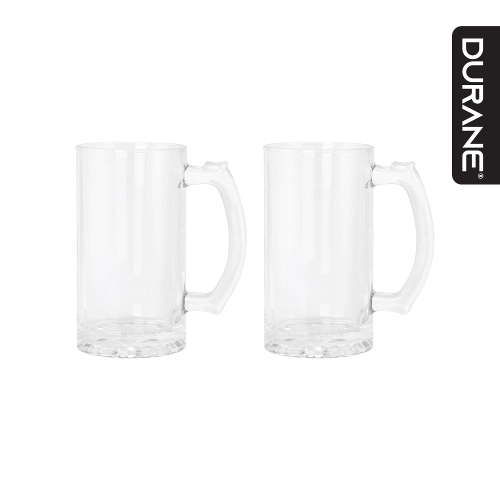 Durane Glass Tankard Set 2pc