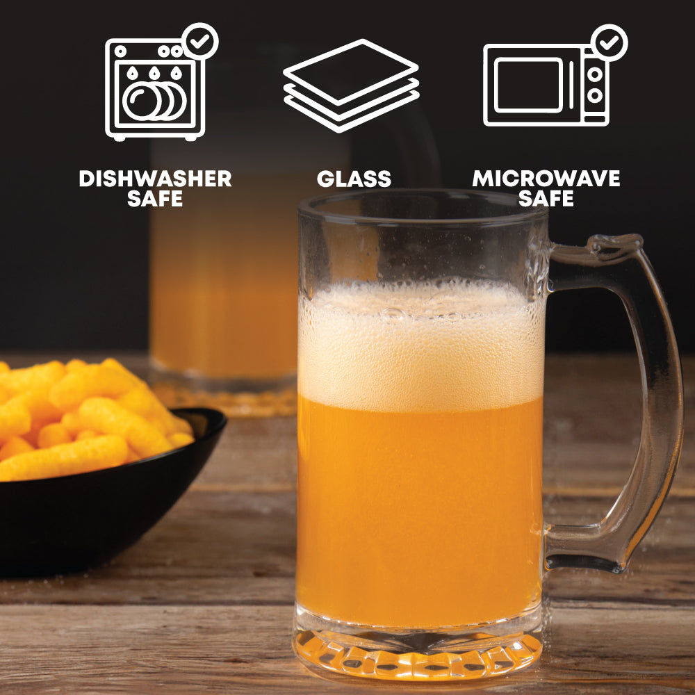 Durane Glass Tankard Set 2pc