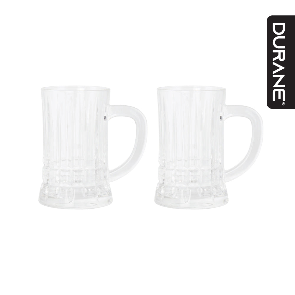 Durane Glass Tankard Set 2pc