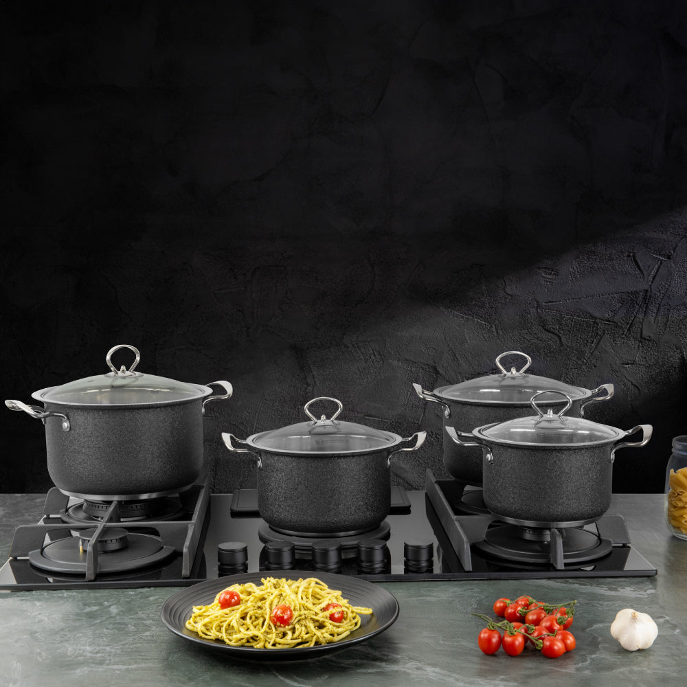 SQ Professional Epoque Stainless Steel Stockpot 4pc Set