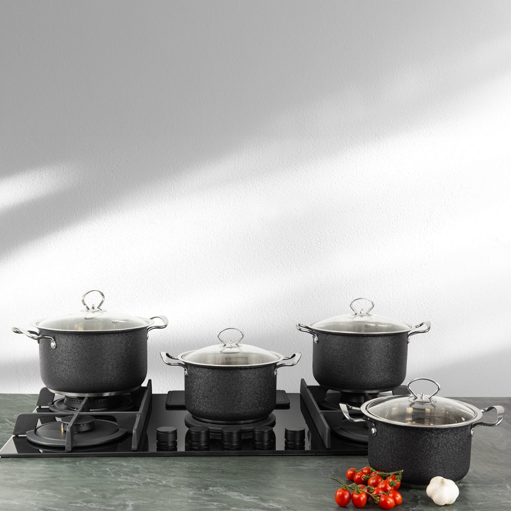 SQ Professional Epoque Stainless Steel Stockpot 4pc Set