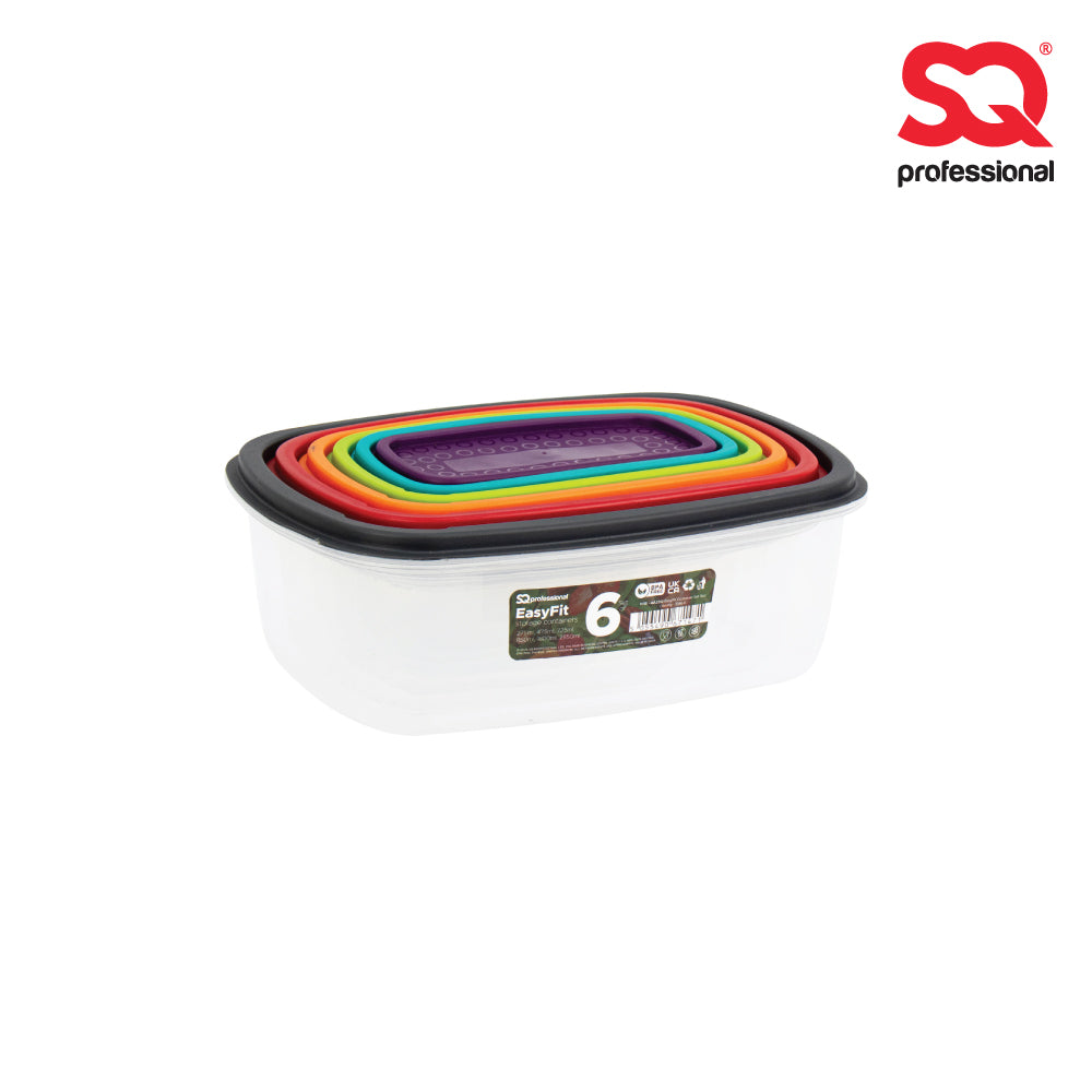 SQ Professional EasyFit Container Set Oblong