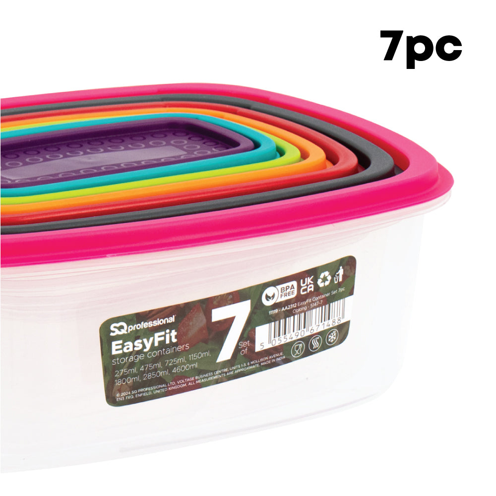 SQ Professional EasyFit Container Set Oblong