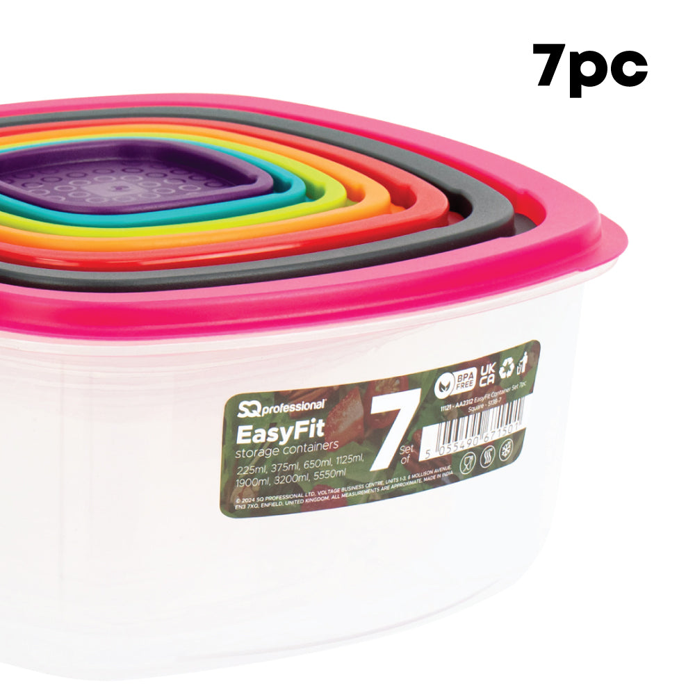 SQ Professional EasyFit Container Set Square