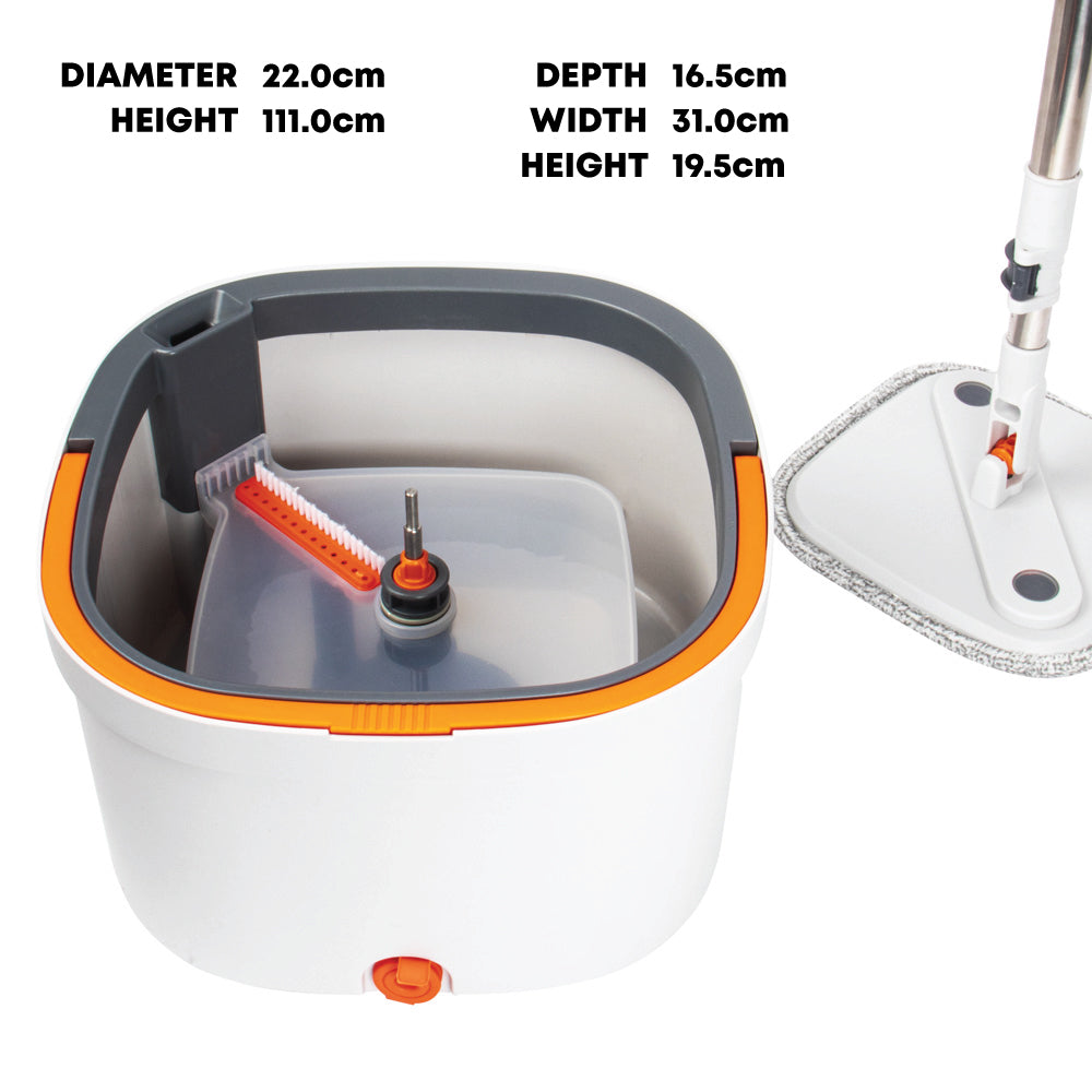 Durane Spin Mop & Bucket Square