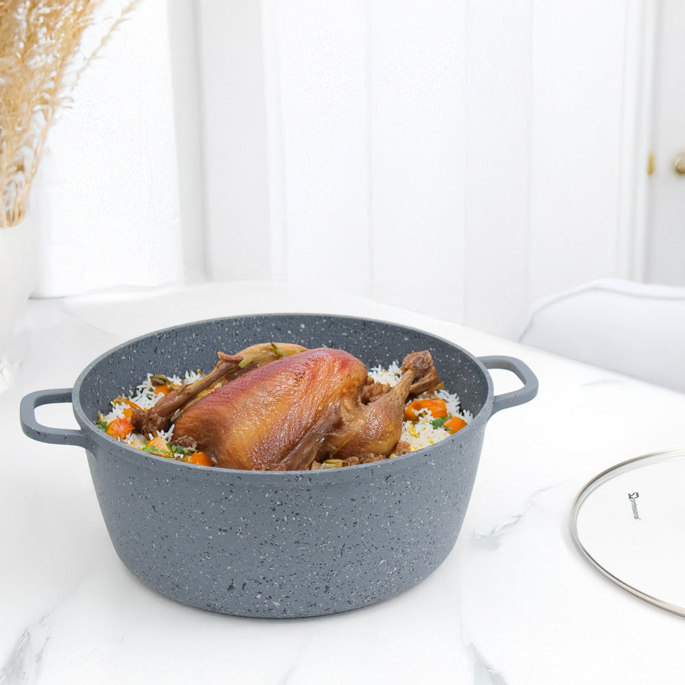 SQ Professional Nessa Granum Die-Cast Stockpot Set 3pc