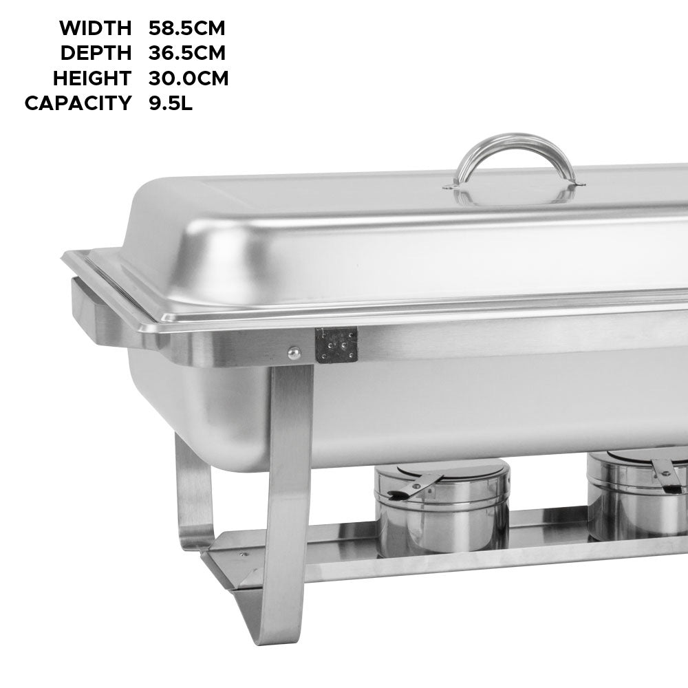 SQ Professional Banquet Chafing Dish with Foldable Frame Single