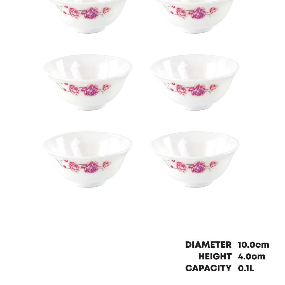 Durane Opal Glass Snack Serving Bowl 10cm/ Scarlett