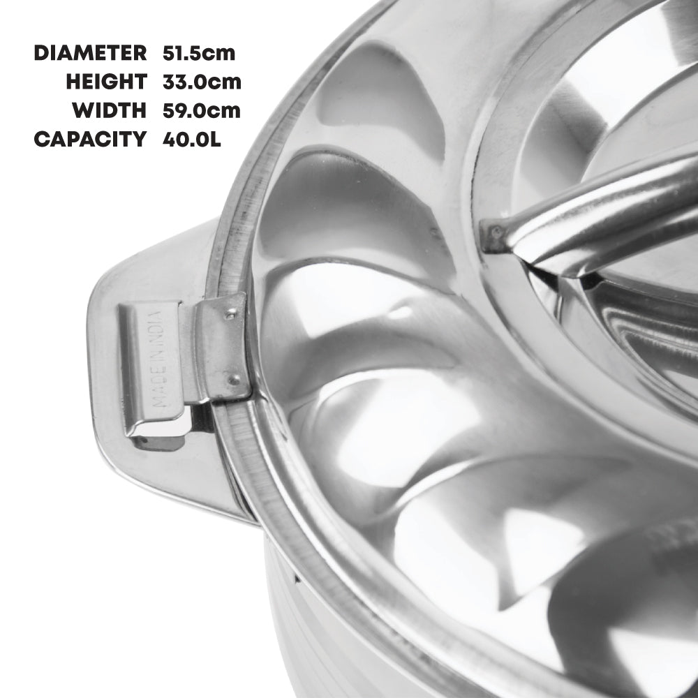 SQ Professional Jumbo Pure Stainless Steel Hot Pot