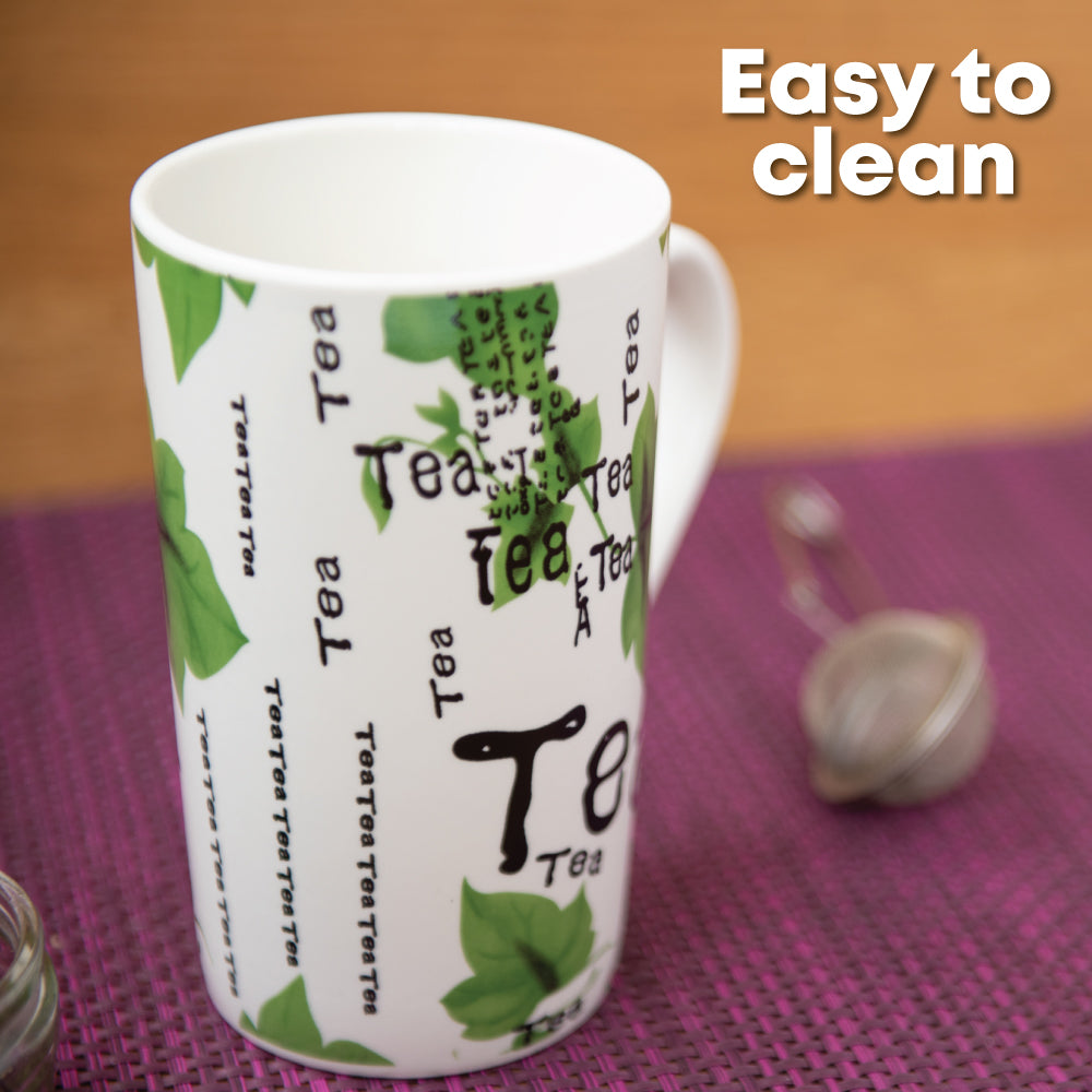 SQ Professional Tapered Ceramic Mug 4pcs Set