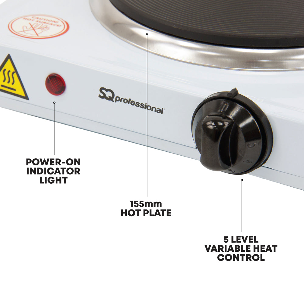 SQ Professional Blitz Electric Single Hot Plate Hob