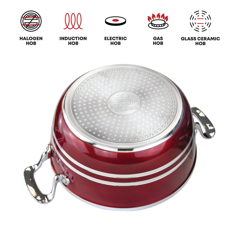 SQ Professional Mianra Die-Cast Stockpot Set 5pc