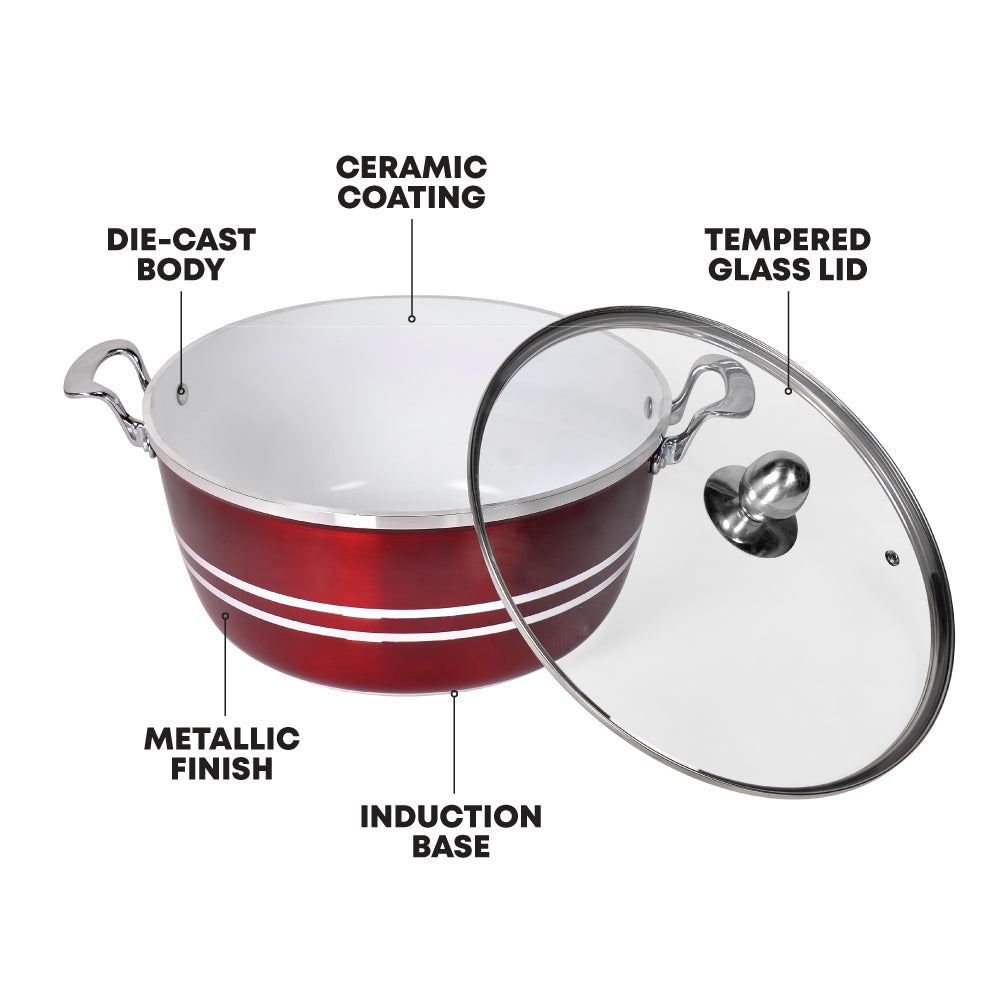SQ Professional Mianra Die-Cast Stockpot Set 5pc
