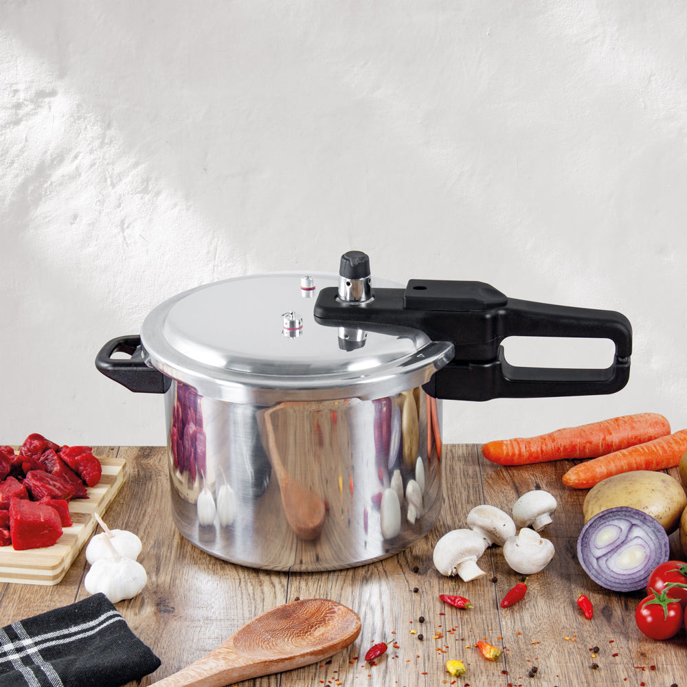SQ Professional Aluminium Pressure Cooker Long Handle