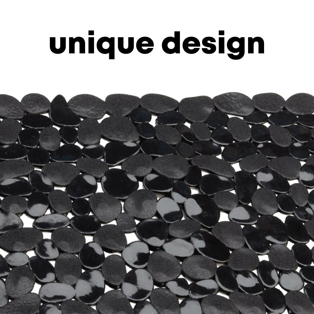 Durane Oval Bath Mat Pebbles