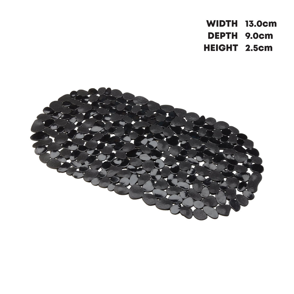 Durane Oval Bath Mat Pebbles