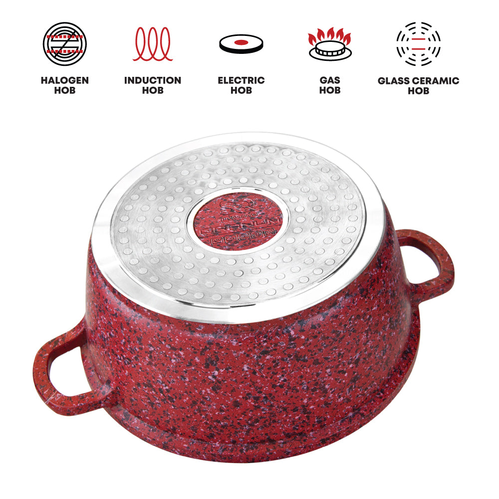 SQ Professional Nessa Granum Die-Cast Stockpot Set 5pc