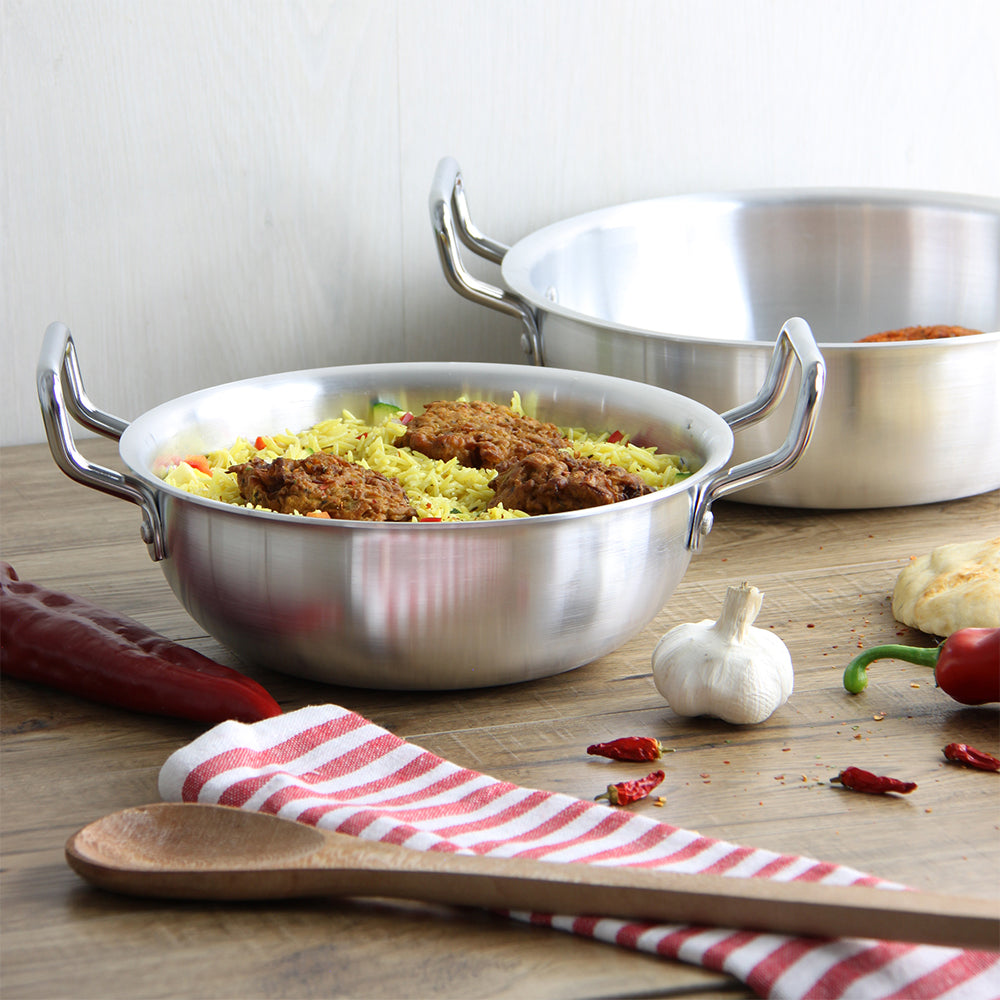 SQ Professional Galaxis Aluminium Karahi Set 5pc/ Octan