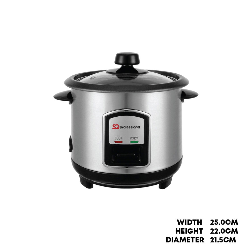 SQ Professional Lustro Stainless Steel Rice Cooker