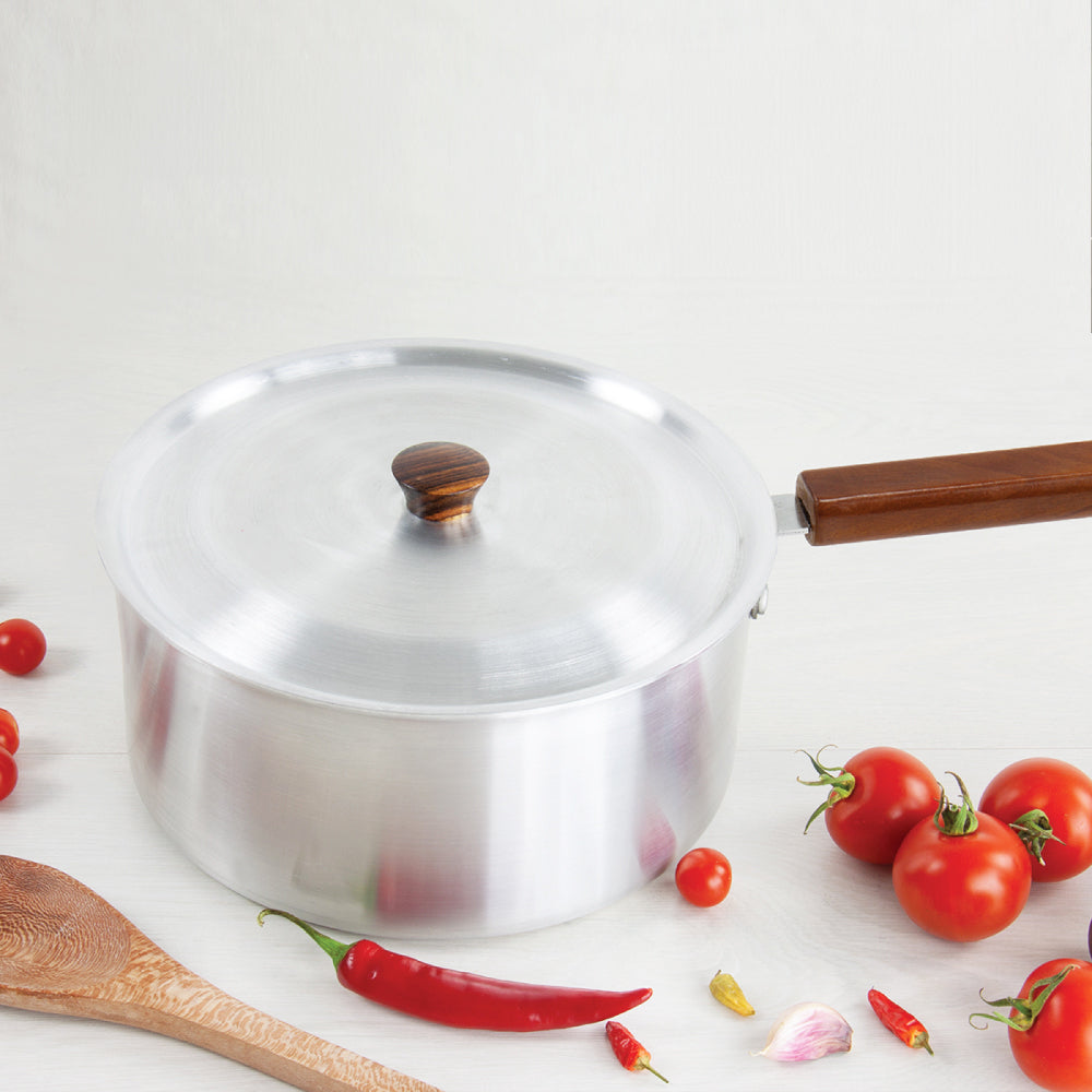 SQ Professional Galaxis Aluminium Saucepan Set 6pc/ Pavo