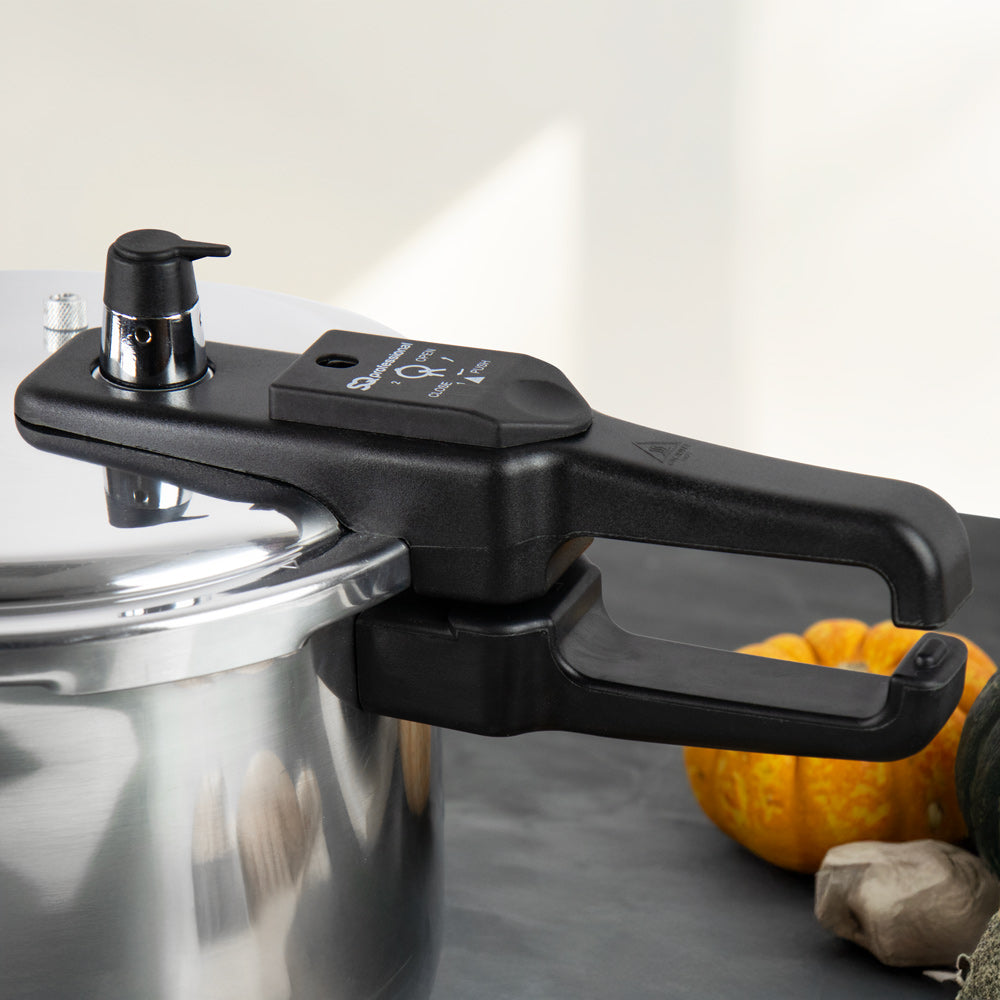 SQ Professional Aluminium Pressure Cooker Long Handle