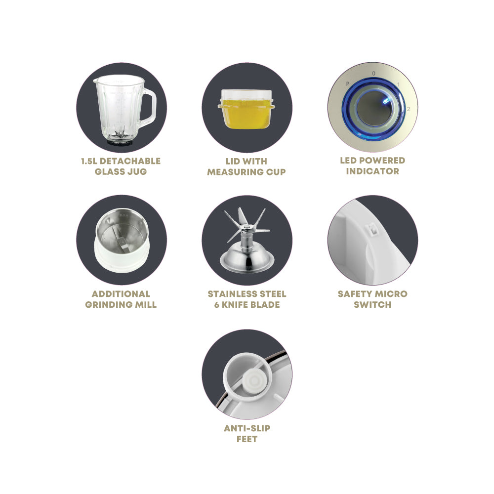 SQ Professional Dainty Luminate Blender & Grinder