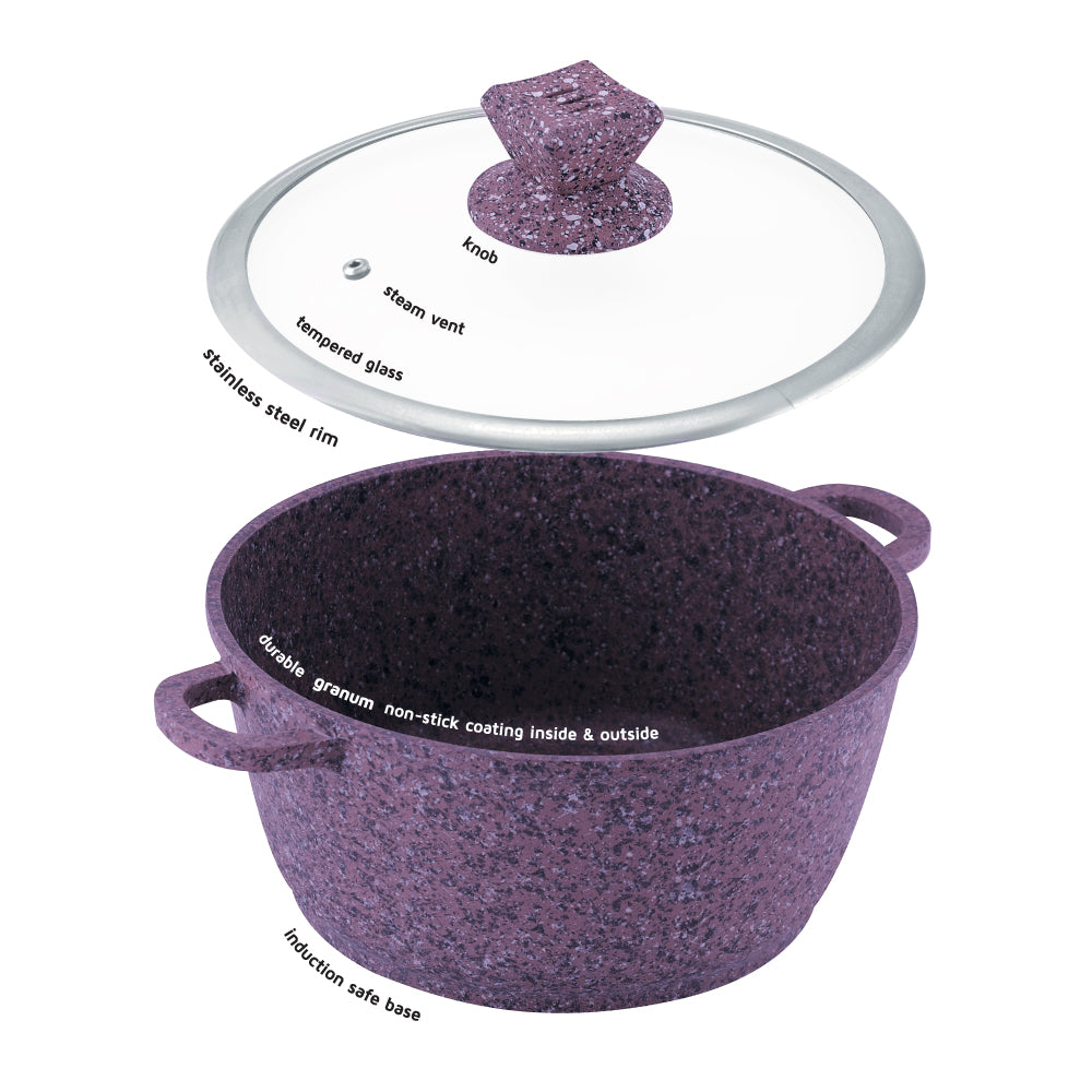 SQ Professional Nessa Granum Die-Cast Stockpot Set 5pc