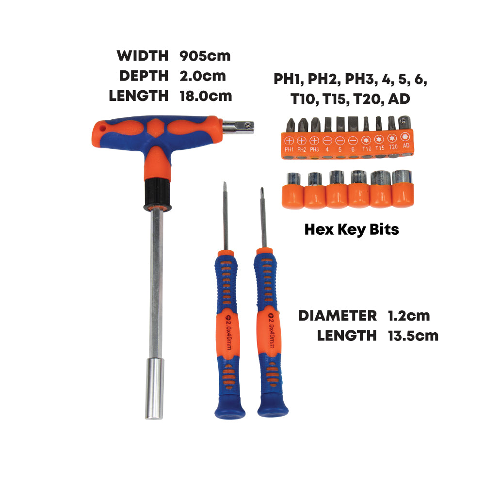 Durane Screw Bits Set 28pc